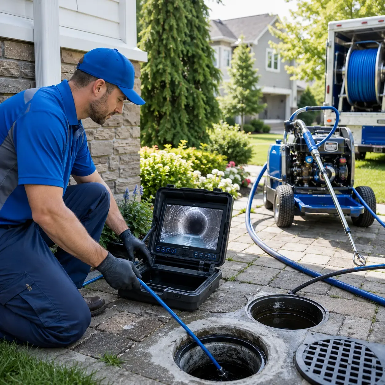 Outdoor drain cleaning professionals serving Rose Hill, MS